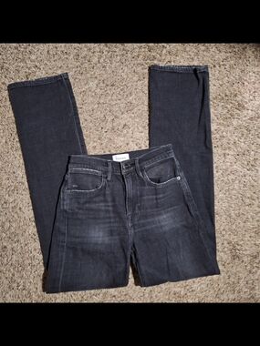 FRAME Le Hollywood High Rise Straight Leg Jeans in Bonilla - Size 26